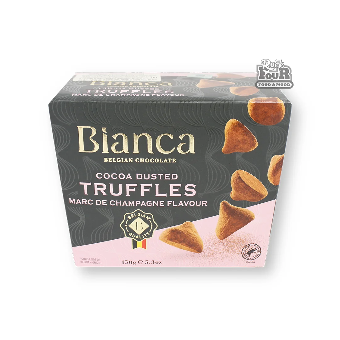Տրյուֆելներ «Bianca» պատված կակաոյի փոշիով, շամպայնի համով 150գ